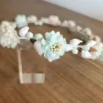 Corona Sencilla Verde Agua - Imagen 2